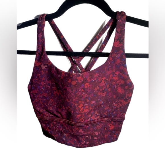 Lululemon Energy Bra Long Line *Lunar New Year Ornemental Floral Multi 4 - Picture 2 of 3
